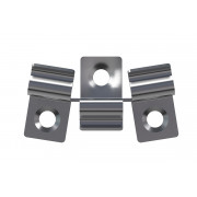 Клипса HILST Premium 3D (металл), 5мм (упак. 100шт)