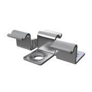 Клипса HILST Premium 3D (металл), 7мм (упак. 100шт)