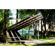 Палубная доска полнотелая из ДПК марки HOLZHOF Solid, 150*18